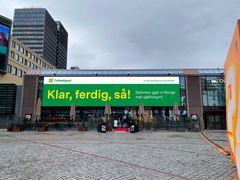 Slik vil kampanjen se ut på Oslo S 5.-6. mai. .