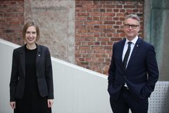 Næringsminister Iselin Nybø og fiskeri- og sjømatminister Odd Emil Ingebrigtsen