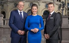 Arill Riise, Siri Kleiven Strøm og Aslak Eriksrud. Foto: Espen Solli, TV 2.