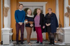 De fire partilederne på Granavolden. Foto: Høyre/Hans Kristian Thorbjørnsen