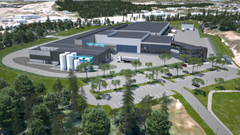 Det nye TINE meieriet på Flesland. Ill: Sweco