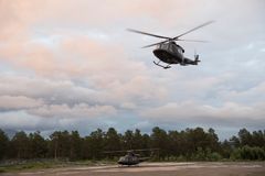 Bell 412 fra 339-skvadron på Bardufoss, støtter ofte Brigade Nord i å løse sine oppdrag.