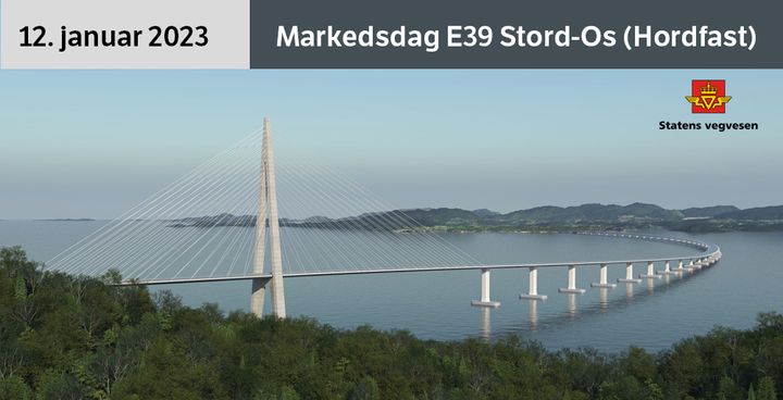 12. januar inviteres bransjen til markedsdialog med prosjektet E39 Stord-Os (Illustrasjon: Dissing/Weitling, Statens vegvesen).
