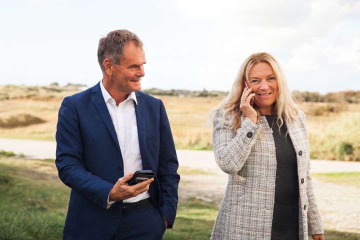Administrerende direktør Tor Morten Osmundsen og styreleder Toril Nag i Altibox ser frem til å utvide virksomheten med 5G-tjenester. (Foto: Hedda Hestholm Bø, Lyse)