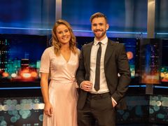 Helene Olafsen og Stian Blipp tar over Senkveld fra høsten på TV 2. Da blir det "Senkveld med Stian og Helene". Foto: Jan-Petter Dahl, TV 2.
