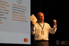 NY REKORD: Jan Hauglie, leder for Mastercard Payment Services i Norge