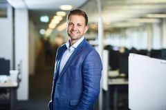 Andreas Handeland, kommunikasjonsdirektør i Europeiske Reiseforsikring og If Skadeforsikring. Foto: If
