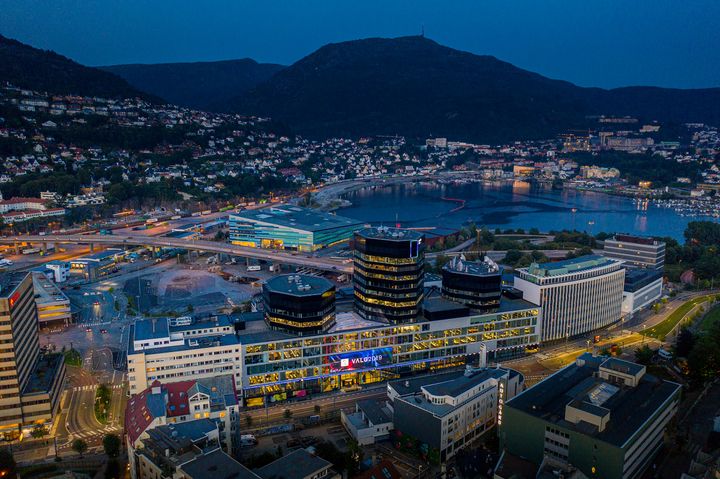 Media City Bergen hvor TV 2 har sitt hovedkontor. Foto: Jan-Petter Dahl, TV 2.