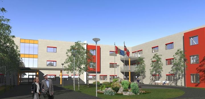 Helsehuset vil bli bygget hos Skanska Husfabrikken i Steinkjær og fraktes med båt til Tromsø.