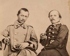 Chokan Valikhanov og Fjodor Dostojevskij. Semipalatinsk, 1858 (Dostojevskij-museet i Semey - http://dostoevsky.kz)