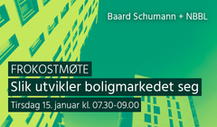 Godt over 100 personer har meldt seg på frokostmøtet som arrangerers av NBBL på Høyres Hus 15. januar 07.30.