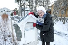 - Det er koselig når postbilen kommer. Nå har jo Posten så mange rare biler, sier rikssynser Berith Pauline Olderskog.