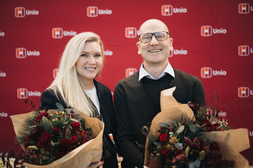 Unios nye lederduo: Steffen Handal og Cecilie Woll Johansen