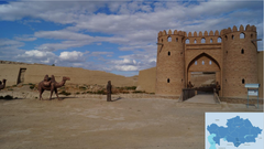 Otyrar settlement in the Turkistan Region. Photo credit: Kazakh Ministry of Culture and Sports.