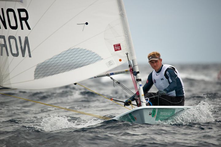 FAVORITT: Hermann Tomasgaard fra Drøbak hører med blant favorittene i VM i Laser som starter 4. juli i Japan. [Foto: Morten Jensen]