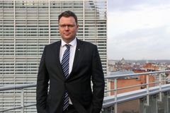 Statssekretær Brage Baklien i Brussel (Foto: Samferdselsdepartementet)