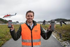Axel Knutsen, leder for droneprogrammet i Avinor Flysikring. Foto: UAS Norway, Anders Martinsen.