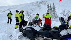 Skiløperutløst skred i Trysil, foto: Ola Matsson / SKISTAR TRYSIL