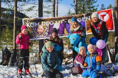 Kom deg ut-dagen ved Nordbøåsen i Bø. FOTO Guro Vassbotn skara