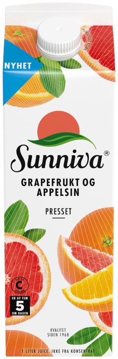 Sunniva juice grapefrukt og appelsin