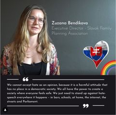 ZuzanaBendikova, leder for IPPF-organisasjonen i  Slovakia.