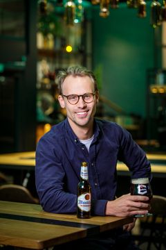 Markedssjef for øl uten alkohol i Ringnes, Henrik Lund