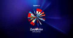 Årets Eurovision-logo. Fotokred: NPO