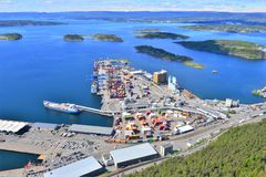 ØNSKER JERNBANETERMINAL: Oslo Havn og Bane Nor vil etablere jernbaneterminal for gods på Nordre Bekkelagskai. Foto: Søhus/Hav Eiendom.