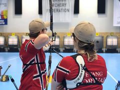 Bilde er tatt under offisiell trening på EM i Samsun 2019