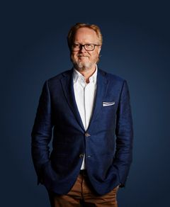 Avtroppende styreleder i Egmont, Lars-Johan Jarnheimer. Foto: Klaus Rudbæk.