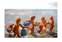 Per Fronth // Buoyancy (Archimedes 212 BC) Archipelago / Mix Media /Oil on MDF