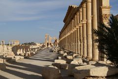Hovedgaten i Palmyra før ødeleggelsen under borgerkrigen. Foto: Christian Meyer