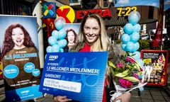 Marianne Faannessen ble medlem nummer 1,5 millioner i Coop