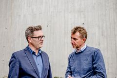Tomas Bøhler Torsen og Sverre Olav Gjerløw leder Norges største rådgivermiljø innen VA-teknikk i COWI. Foto: Ragnhild Heggem Fagerheim / COWI
