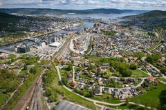 Bane NOR planlegger nytt dobbeltspor fra Drammen til Kobbervikdalen og nye og fremtidsrettede stasjoner i Drammen og på Gulskogen. Foto: Bane NOR, Anne Mette Storvik