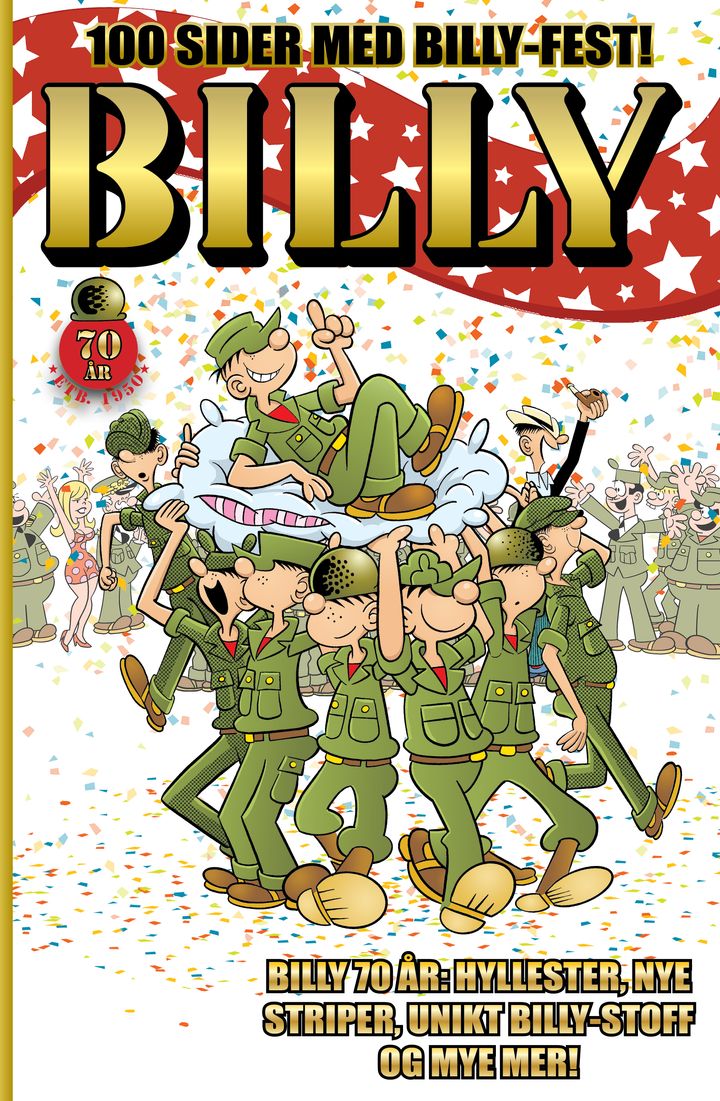 Tegneserien Billy feirer 70 år! Det norske Billy-bladet er så klart med på feiringen!