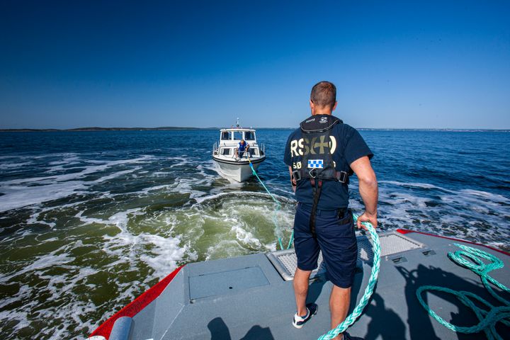 Totalt utførte Redningsselskapet 637 oppdrag i Viken mellom 1. mai og 1. september i 2023, noe som er en nedgang på 24 prosent sammenlignet med i fjor. FOTO: Redningsselskapet