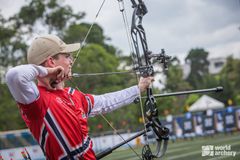 Anders Faugstad endte på 6 plass under første World Cup i Guatemala i april. Nå er han klar for World Cup nummer 2 i Lausanne. Foto: World Archery