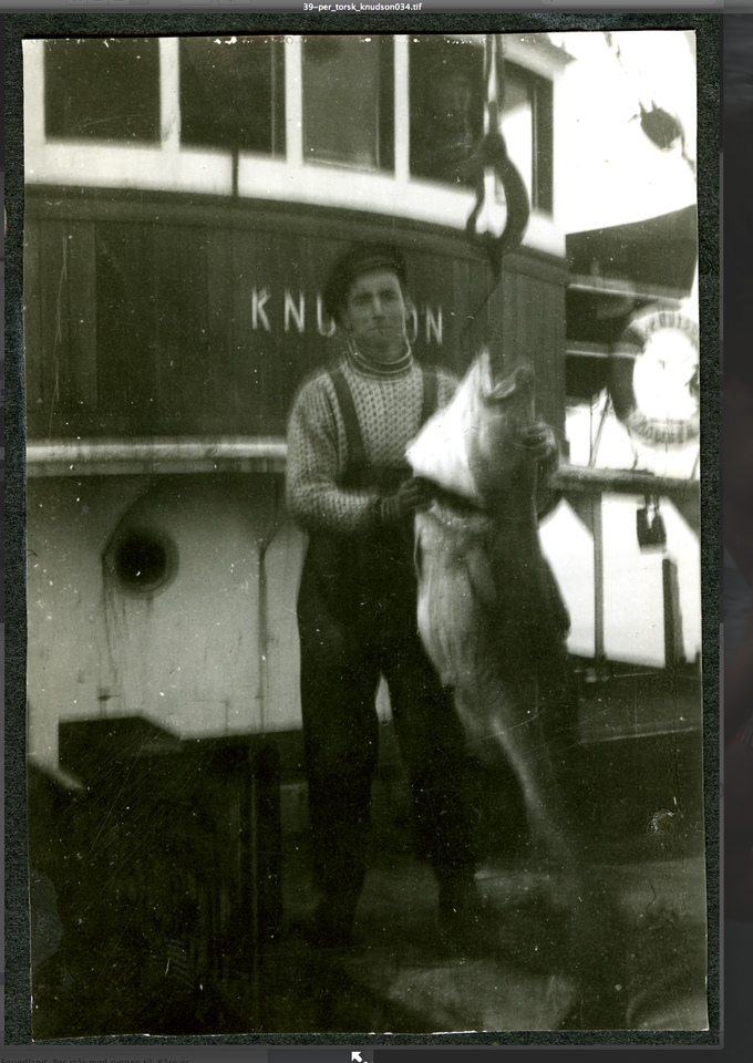 Per Sævik på torskefiske