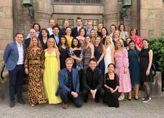 40 sangtalenter fra tolv nasjoner deltar i LidalNorths internasjonale operaworkshop denne sommeren. Her fra studentenes romanseaften i Frogner kirke. Foto: John Lidal