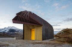 Oscarshaug, Sognefjellet. Fullført 2020. Arkitekt: Jensen & Skodvin Arkitektkontor. Foto: Lars Grimsby
