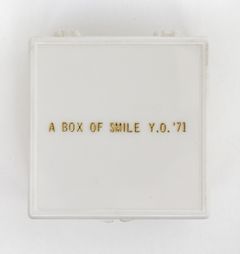 Yoko Ono, A Box of Smile, 1982.
Henie Onstad Collection. Photo: Øystein Thorvaldsen