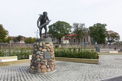 Gasten Havnepark med monumentet "Orlogsgast" som hovdattraksjon står ferdig 19.9.19