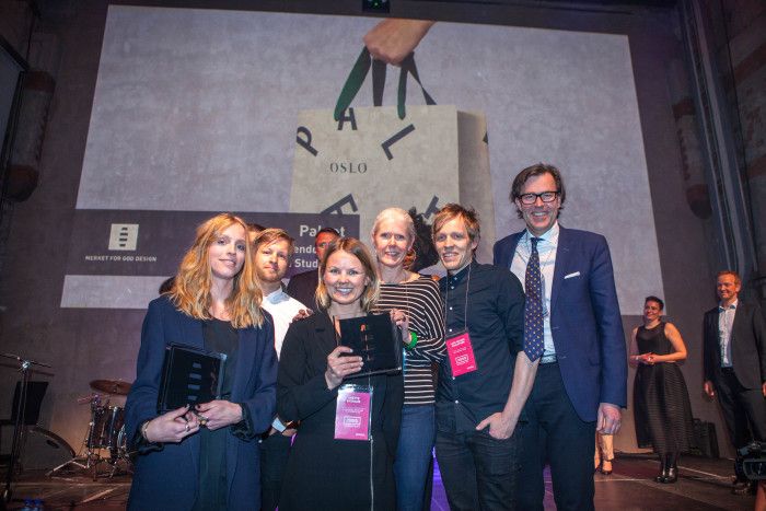 Paleet kjøpesenter mottok 15. april 2015 den ettertraktede designutmerkelsen Merket for God Design på Norsk design- og arkitektursenter (DOGA). Foto: Johnny Syversen