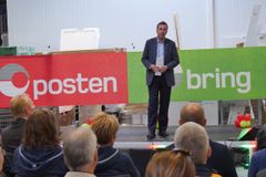 Konsernsjef Dag Mejdell foretok den offisielle åpningen av Helgelandsterminalen.