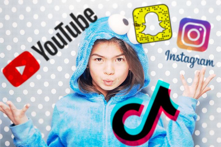 Barn og medier 2020 - om sosiale medier: Blant de yngste er TikTok aller mest populært. Av 9-10-åringene er fire av ti på TikTok, og tre av ti på Snapchat. Foto Medietilsynet