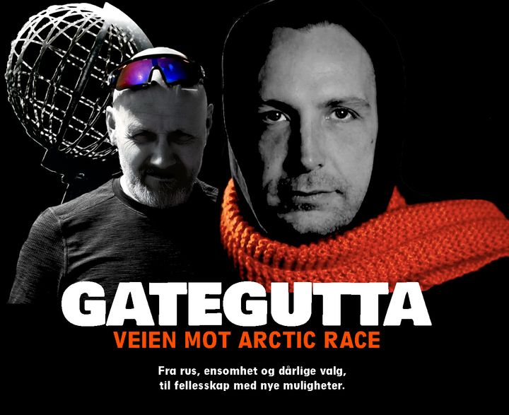 Plakat for «Gategutta – Veien mot Arctic Race», en helaftens dokumentar laget av Trond Henriksen, Kirkens Bymisjon Halden.