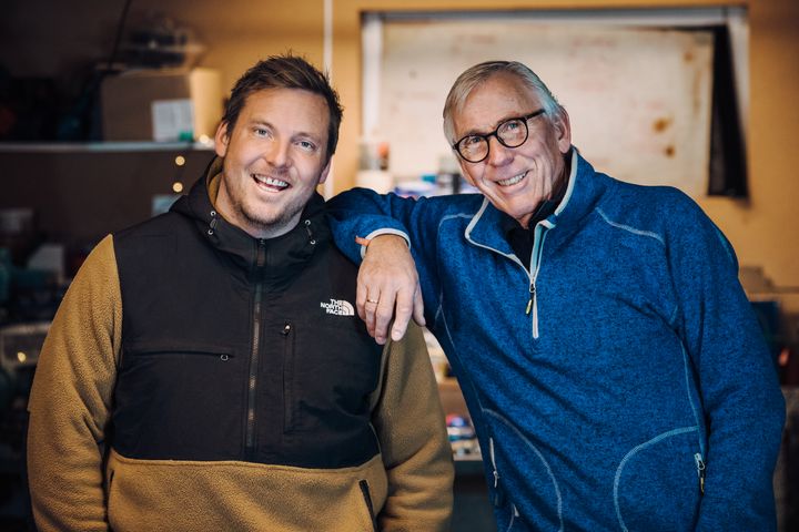 Niklas Silseth Baarli og Lars Baarli. Foto: Helene Kjærgaard Sviland/TV 2.