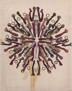 Chrysanne Stathacos,
Condom Mandala I, 1991. © Chrysanne Stathacos. The Breeder Gallery, Athens