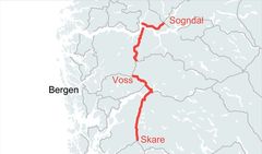 I løpet av 2022 kommer Nye Veier til å lyse ut konkurransen om utbedringer av RV13 på strekningen fra Skare til Sogndal i Vestland.